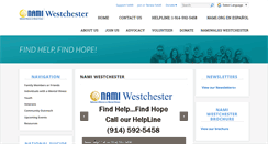 Desktop Screenshot of namiwestchester.org