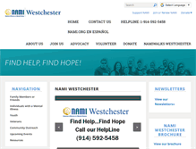 Tablet Screenshot of namiwestchester.org